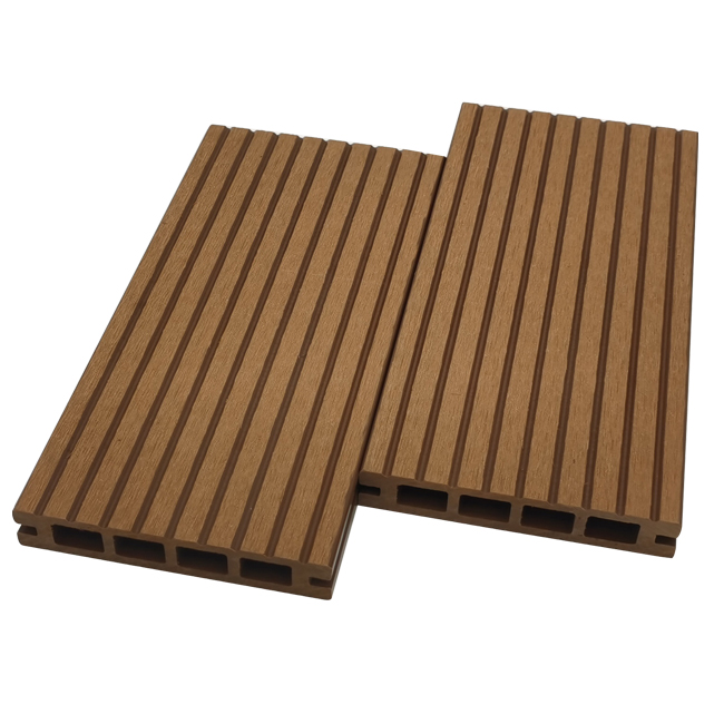 25x140mm Anti-slip wpc decking outdoor square marina wood wpc composite decking