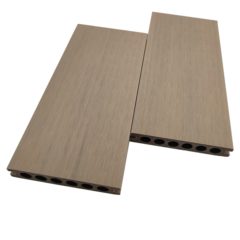25X140mm hollow co-extrusion WPC composite deck board